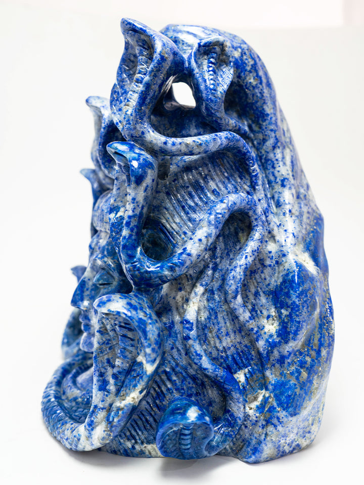Serpents of Power: The Lapis Sculpture of Lord Shiva and His Serpentine Crown by Prithvi Kumawat Thumbnail