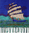 buy Ship Sailing in Gazipur Wall Hanging by Md. Matim