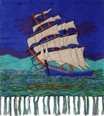 buy Ship Sailing in Gazipur Wall Hanging by Md. Matim