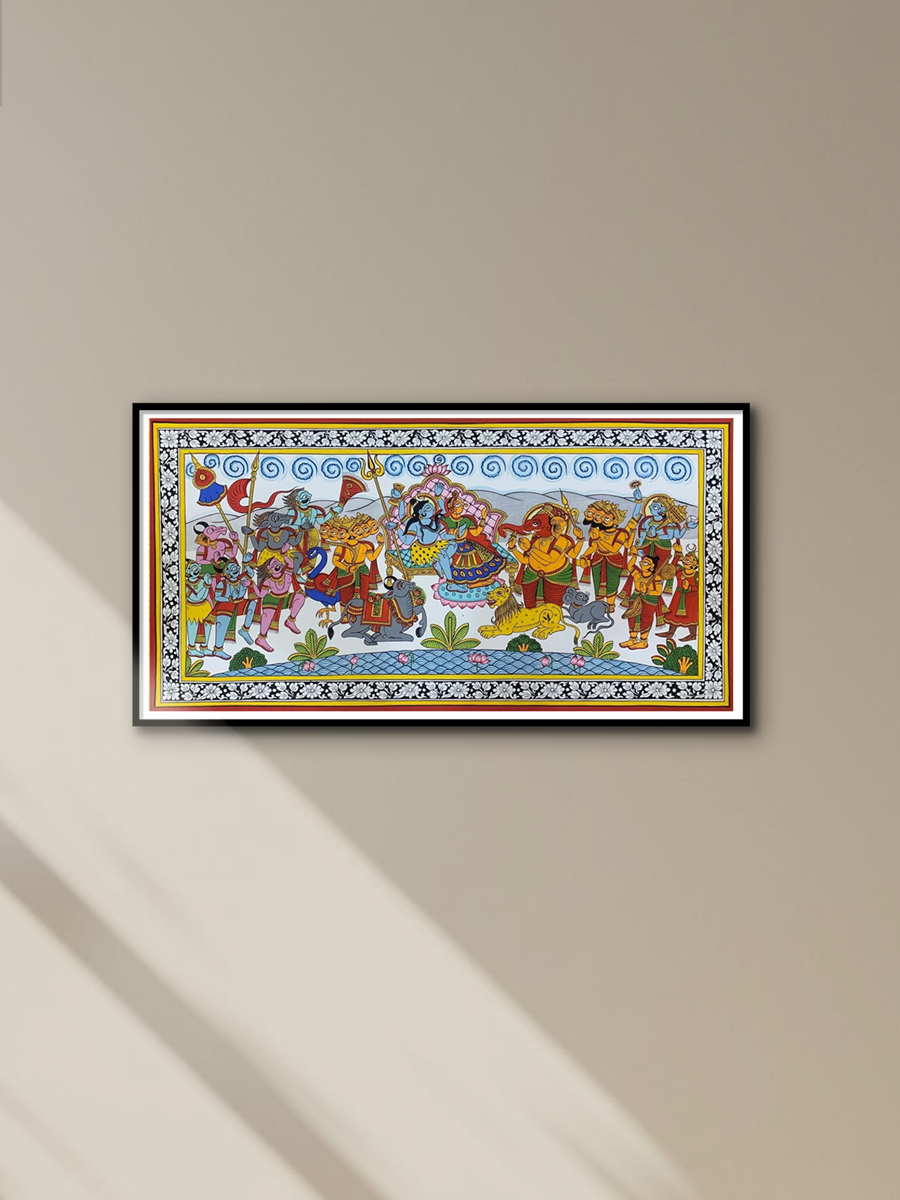 Shop Shiv Parvati, Phad Painting by Kalyan Joshi