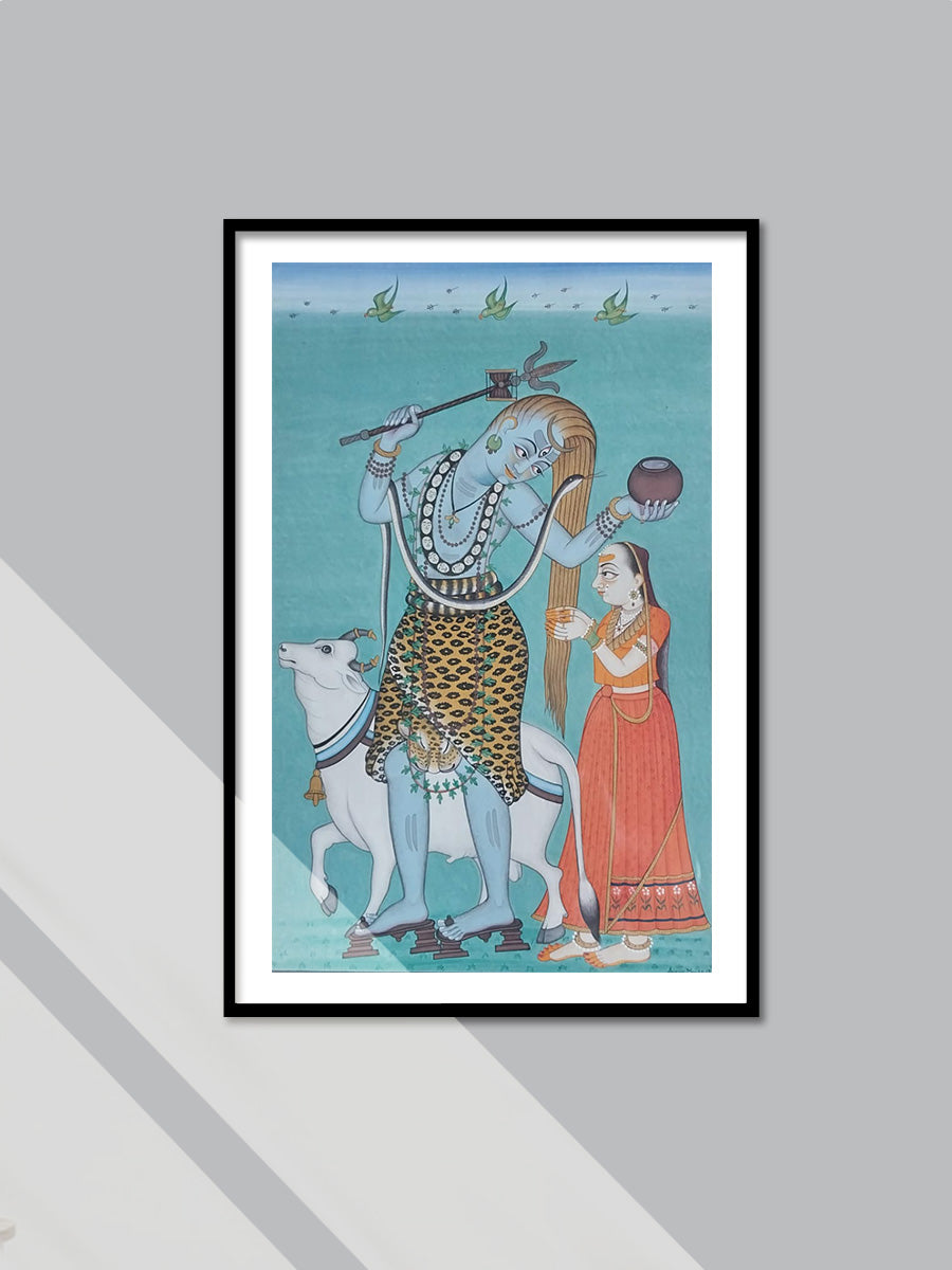 Buy Shiv Parvati in Miniature by Anshu Mohan
