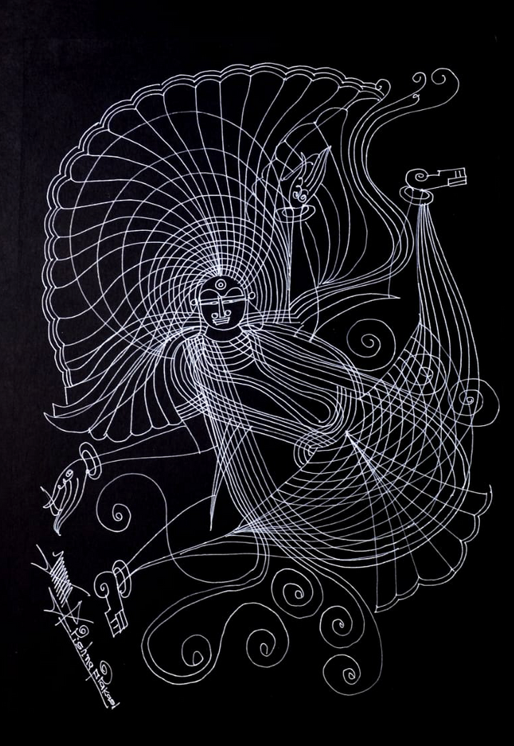 Shiva Tandav in Surpur Inspired Art by Krishna Prakash Thumbnail