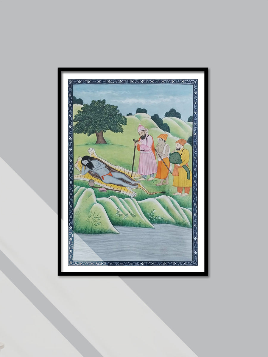 Shop Shri Guru Nanak Dev Ji and Guru Gorakhnath Ji in Miniature by Anshu Mohan