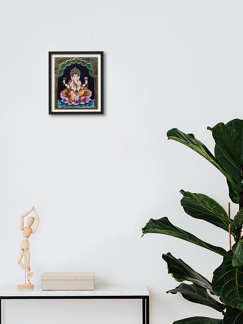 Shri Ganesha, Tanjore Art for sale
