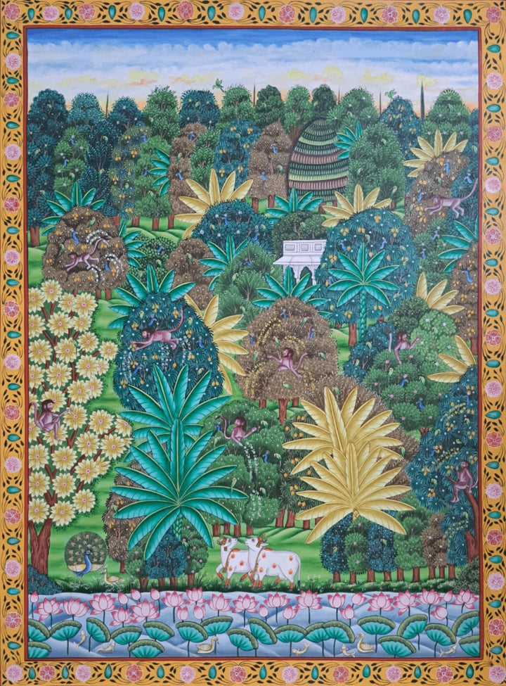Shrinathji Ki Haveli In Pichwai by Shehzaad Ali Sherani Thumbnail