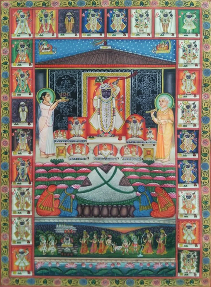 Annakoot in Pichwai painting by Jayesh Sharma Thumbnail