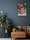 Shrinathji Tapestry of Wonder: Pichwai Painting by Jayesh Sharma for sale