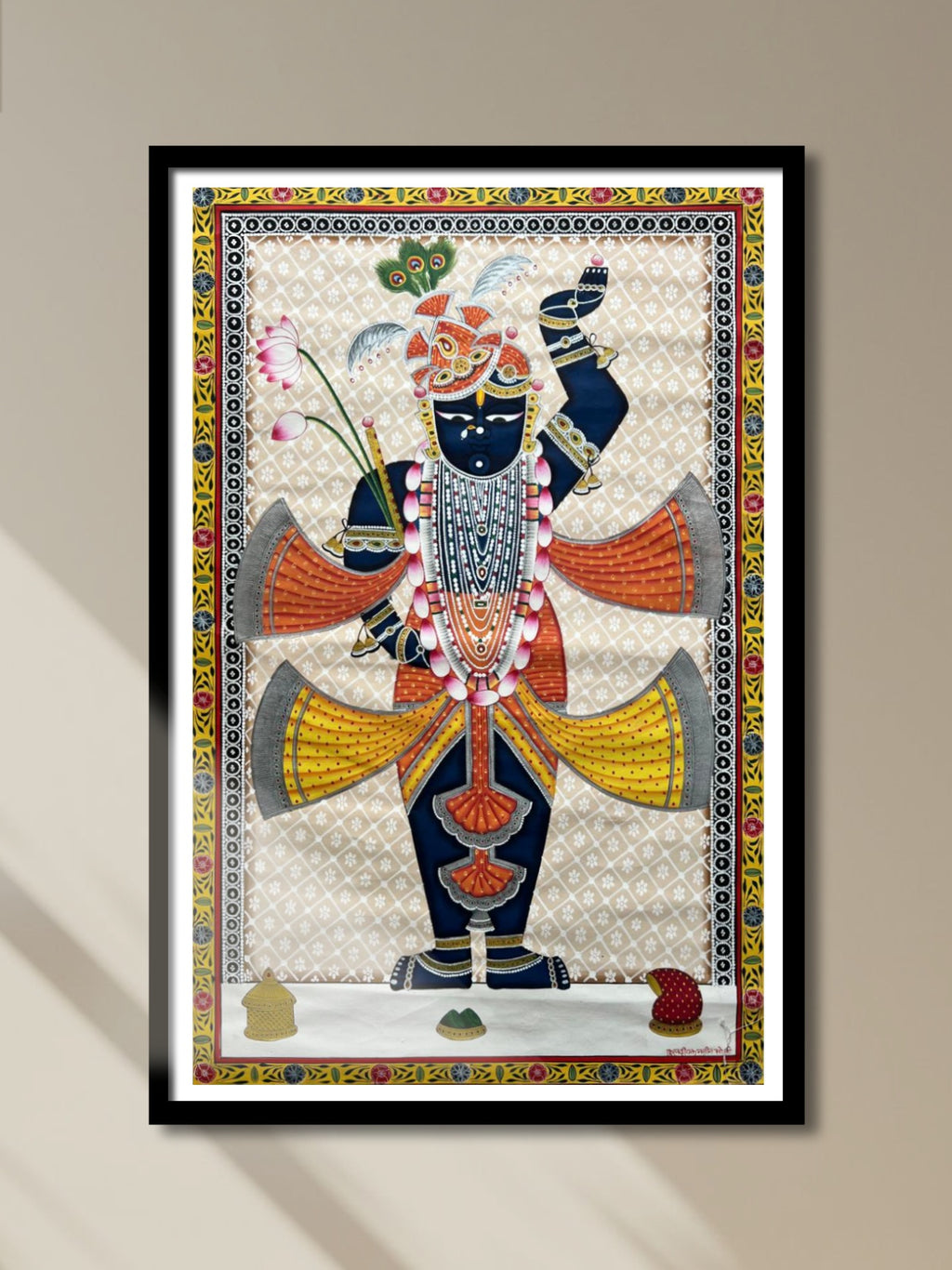 Buy Shrinathji in Pichwai by Naveen Soni