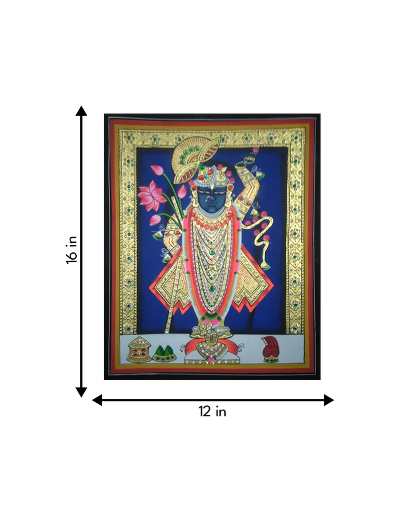 Shrinathji’s Grandeur: Pichwai painting by Jayesh Sharma