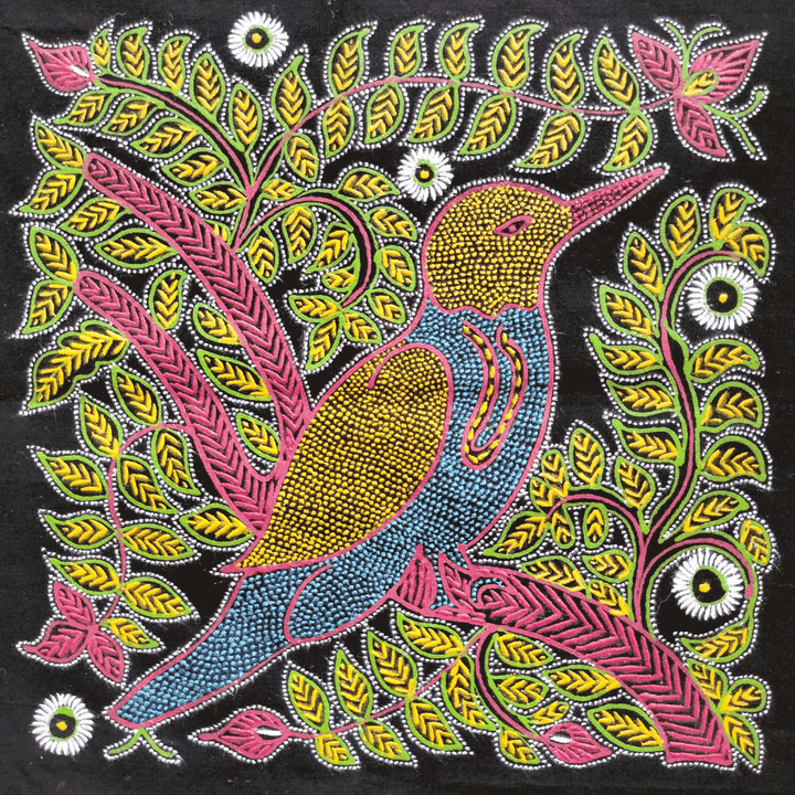 Sparrow in Rogan by Rizwan Khatri Thumbnail