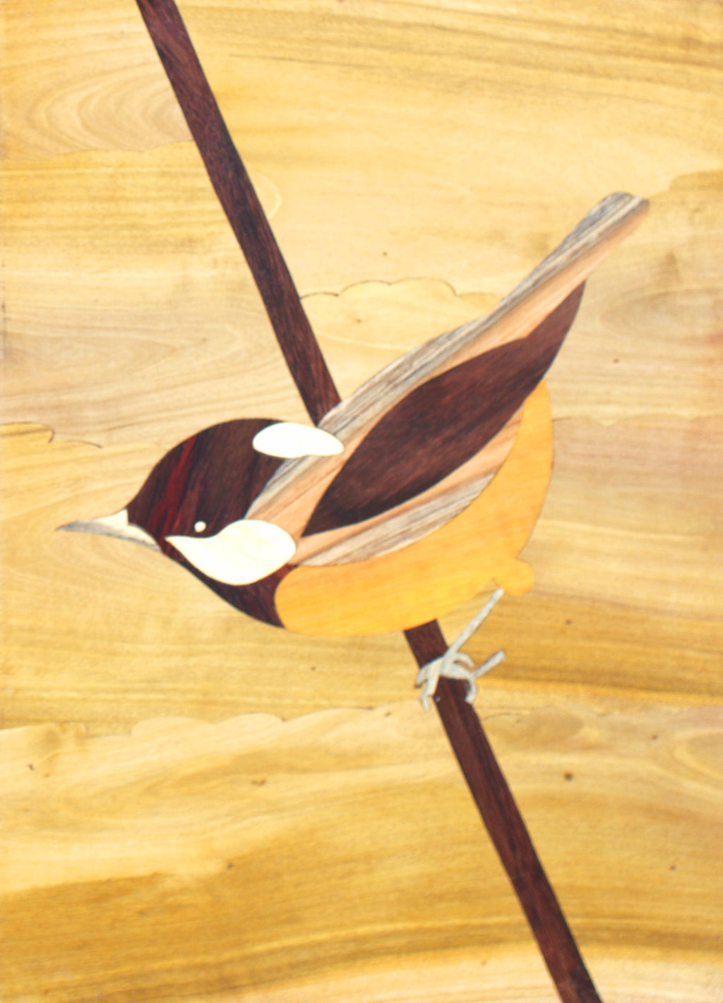 Buy Sparrow in Mysore Rosewood Inlay by Mohan Kumar