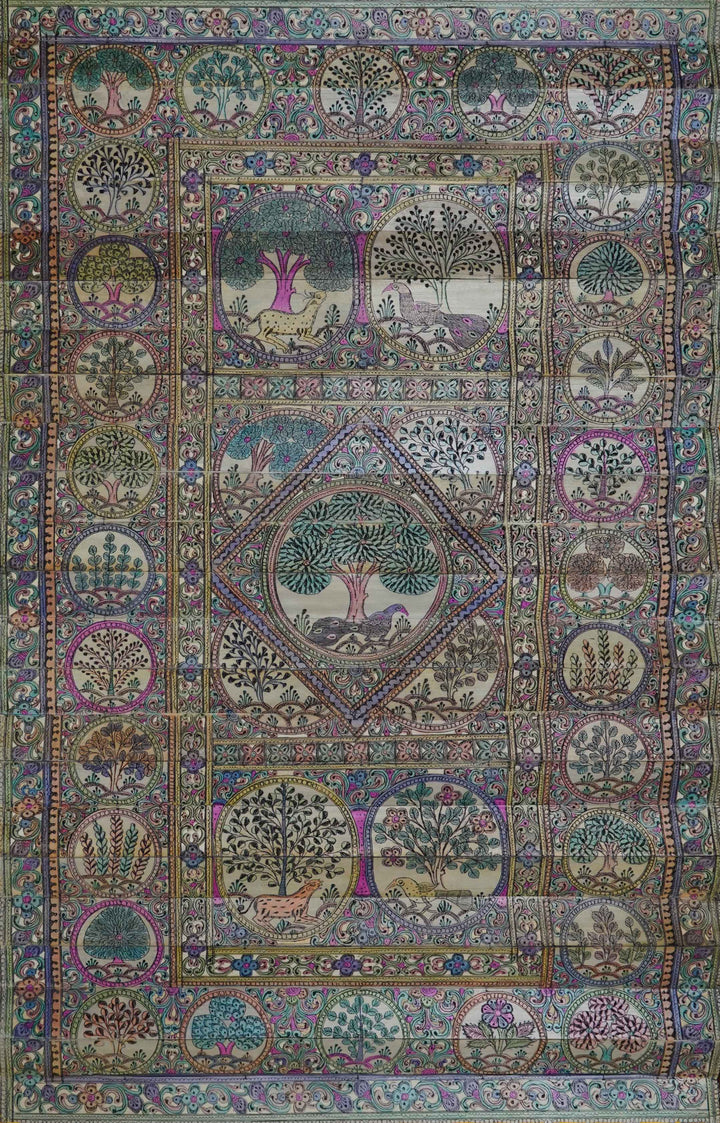 Spectrum of Timber: Arboreal Beauty Talapatra Painting by Apindra Swain Thumbnail