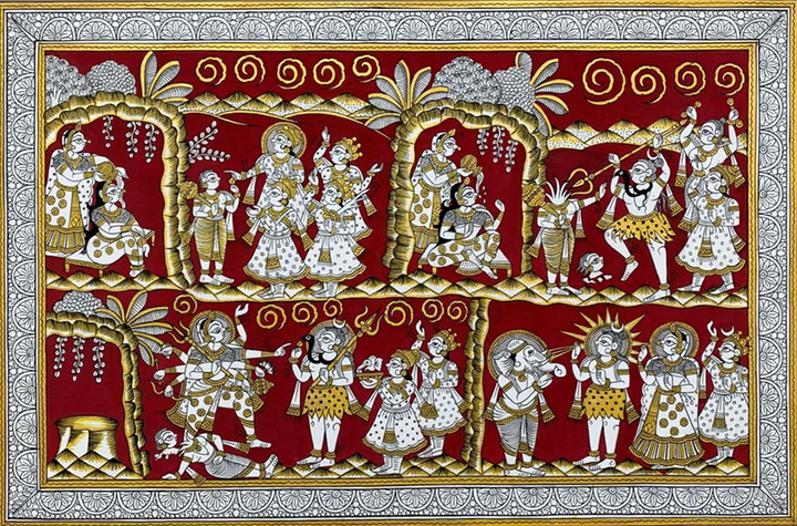 Story of Ganesh Phad Painting by Kalyan Joshi Thumbnail