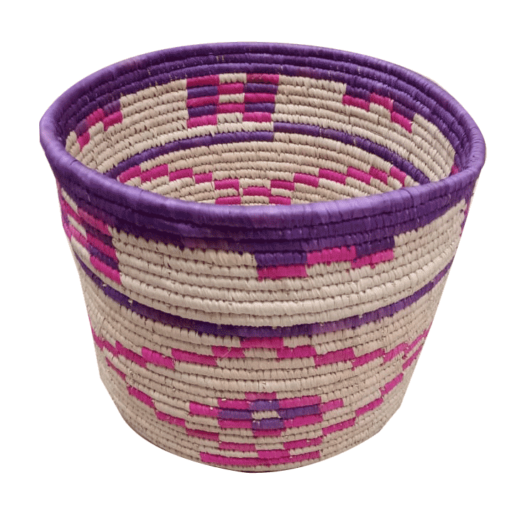 Stripped Basket In Sabai Grass work By Dipali Mura Thumbnail
