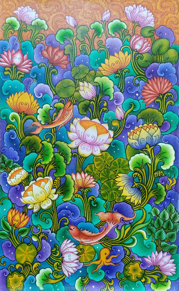 Submerged Symphony: Unveiling an Aquatic Utopia, Kerala Mural by Adarsh Thumbnail