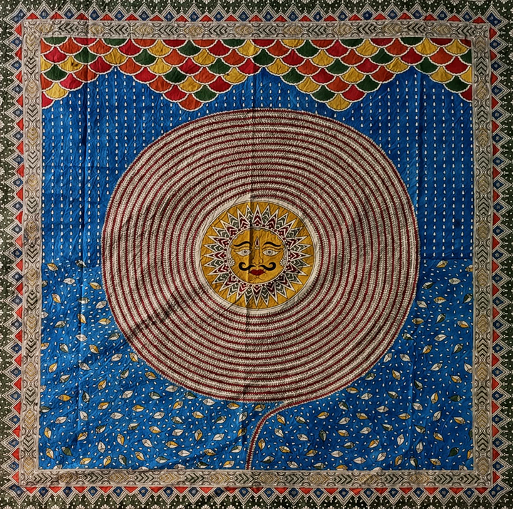 Sun God Mata Ni Pachedi For Home Decor Thumbnail