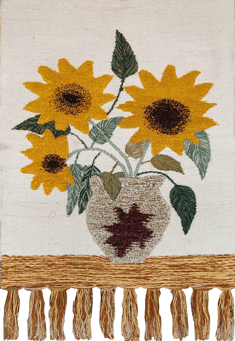Buy Sunflower in Ghazipur Wall Hanging by Md. Matim
