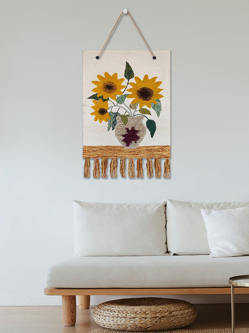 Sunflower in Ghazipur Wall Hanging by Md. Matim