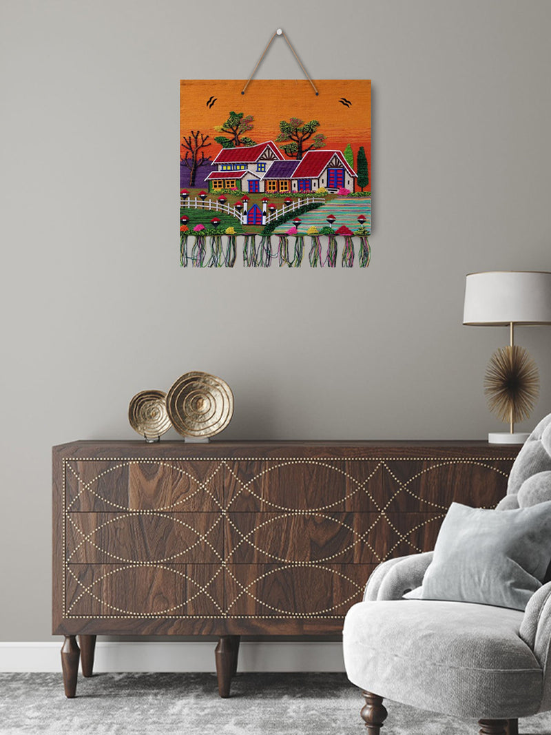 Sunset in Gazipur Wall Hanging by Md. Matim