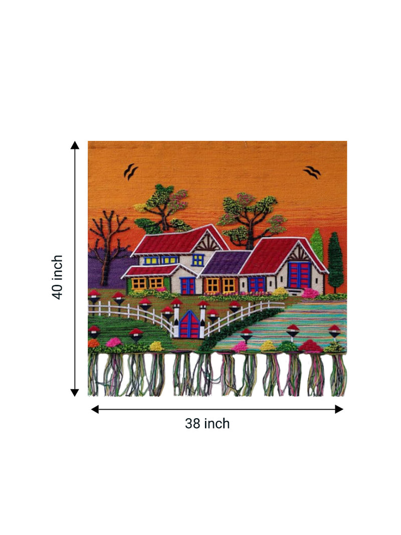 Sunset in Gazipur Wall Hanging by Md. Matim