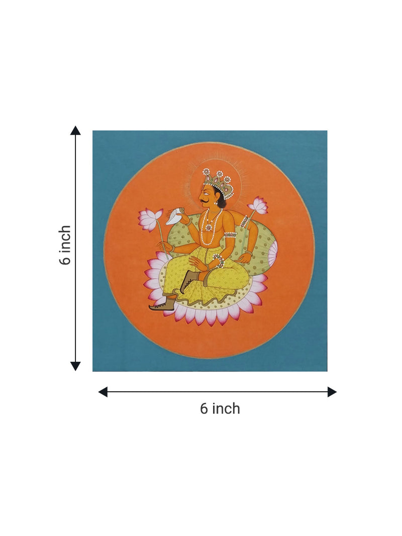 Surya Dev in Miniature for sale
