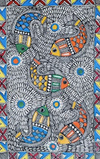 Buy Swirling Fishes in Madhubani 