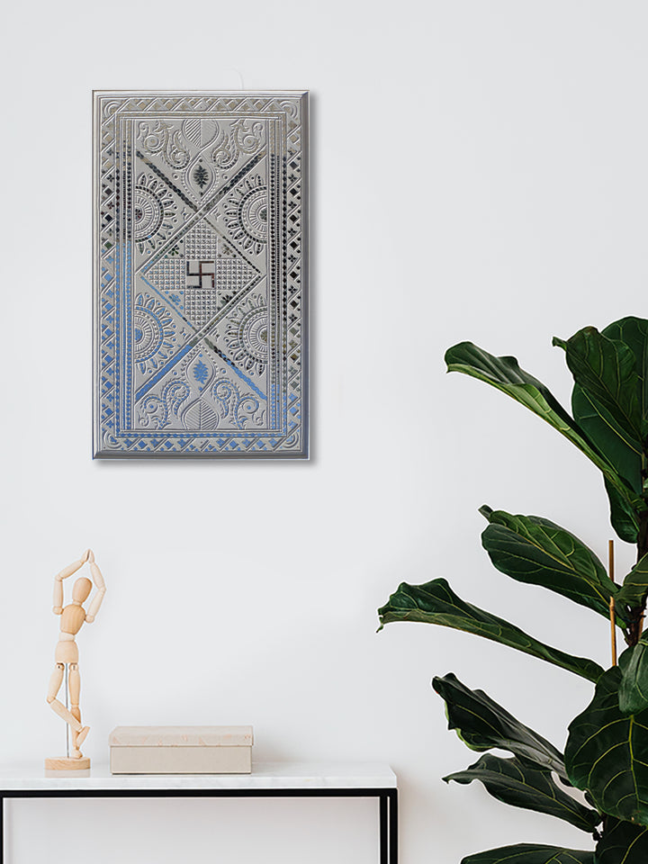 Symbol of Devotion Heart Of Mud Art by Majikhan For Home Decor, Gifting Thumbnail