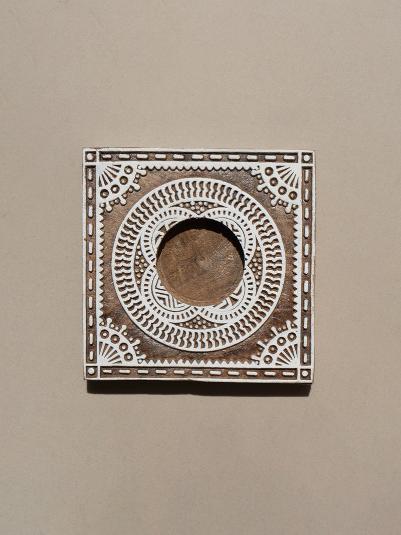 Handmade Wooden Diya for sale