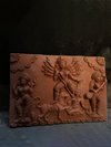buy The Divine Trinity in Terracotta Wall Hanging by Dolon Kundu