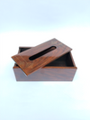 Wooden Tissue Box: Tarkashi by Mohan Lal Sharma for sale