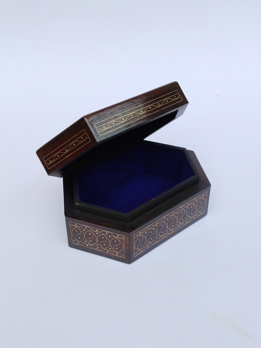 Jewelry Box: Tarkashi art by Mohan Lal Sharma for sale