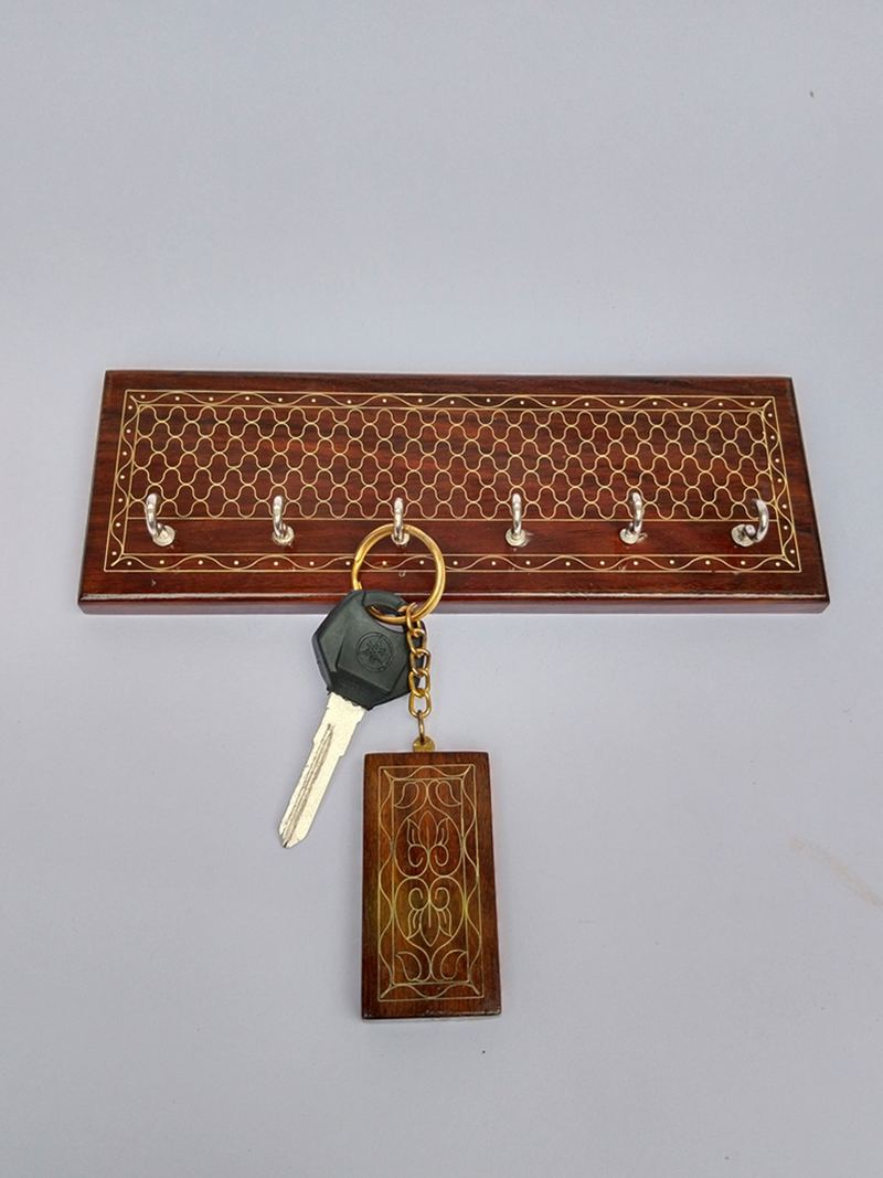 Shop Zalbachi Key Holder: Tarkashi By Mohan Lal Sharma