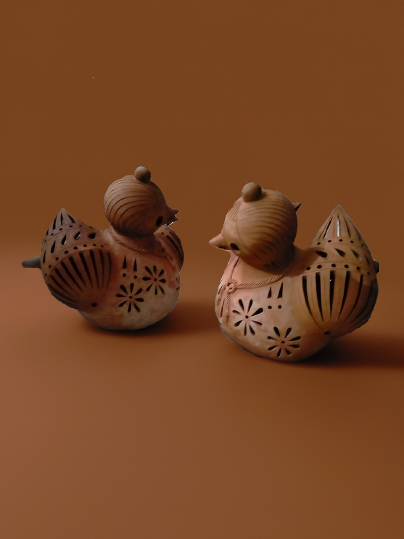 Birds in Terracotta by Dolon Kundu