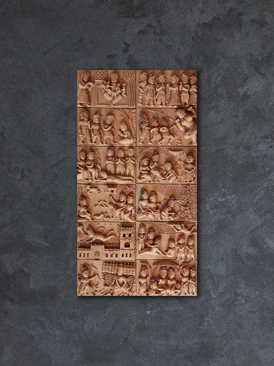 Shop Scenes from the Ramayan in Terracotta by Dinesh Molela