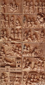 buy Scenes from the Ramayan in Terracotta by Dinesh Molela