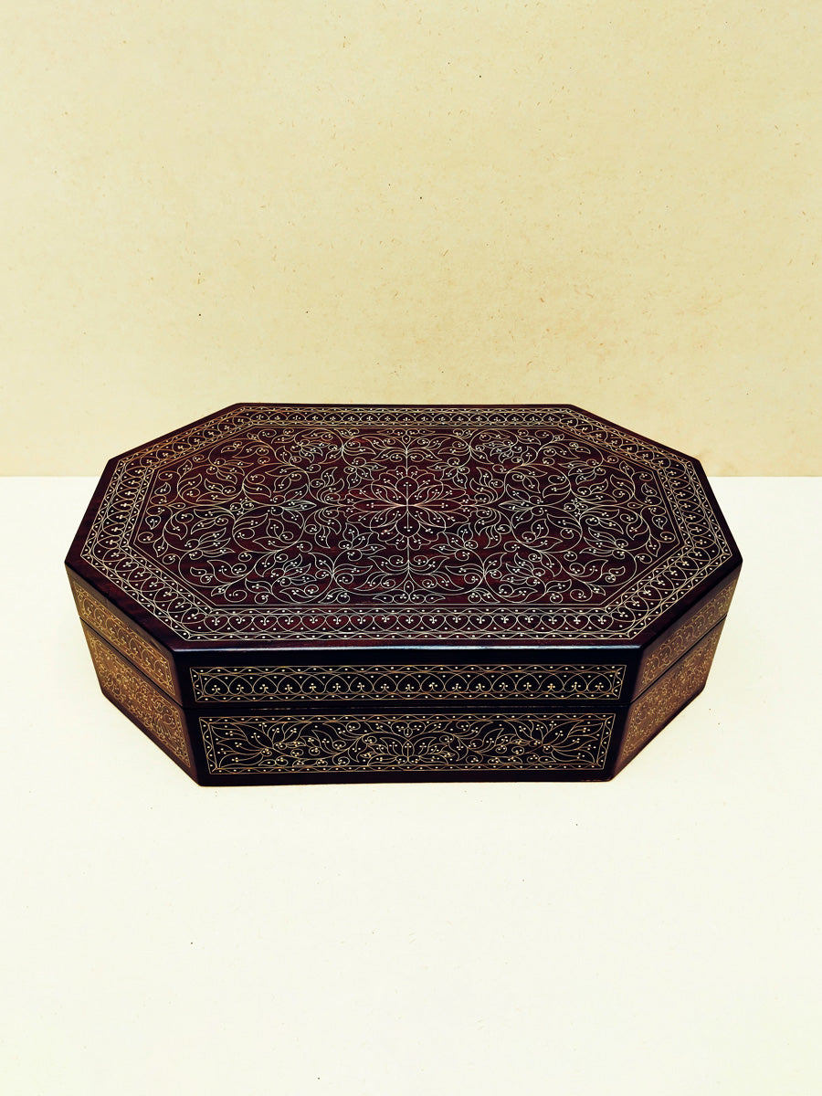 Shop Floral Charm: A Tarkashi Jewelry Box\