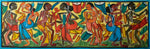 Shop  Couple Dance in a Row: Santhal-Tribal Pattachitra Painting