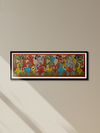 The Dance of Happiness: Santhal-Tribal Pattachitra Painting for sale