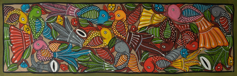 Shop The Birds in Frolic: Santhal Tribal Pattachitra