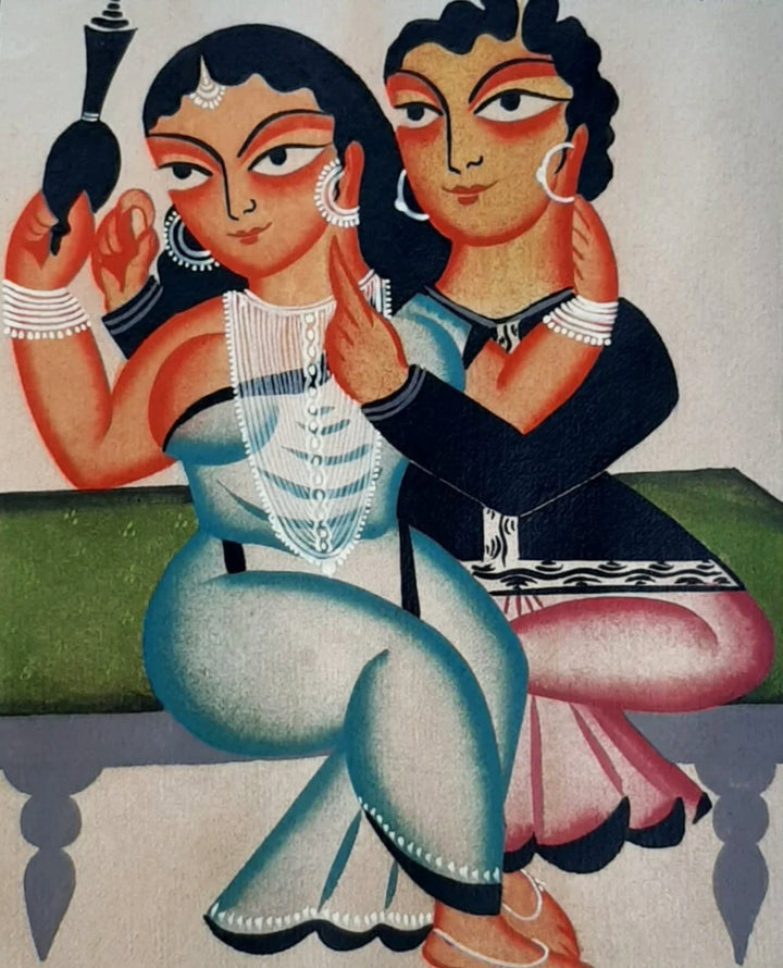 Tales of Togetherness : Kalighat Art by Bapi Chitrakar Thumbnail