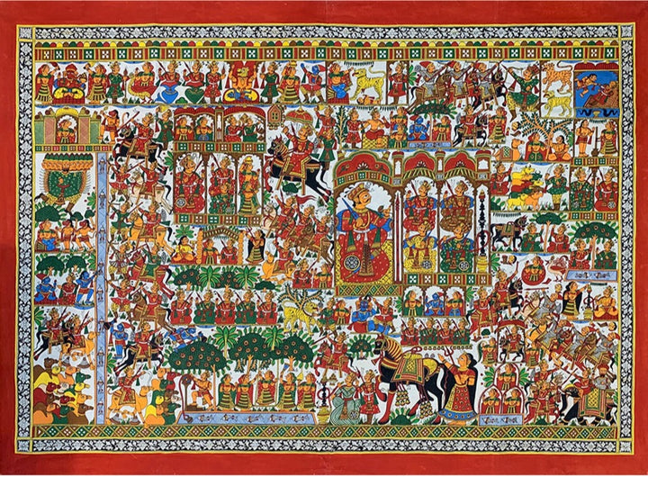 Tales of Valour: Phad's Painting of Pabuji, by Kalyan Joshi Thumbnail