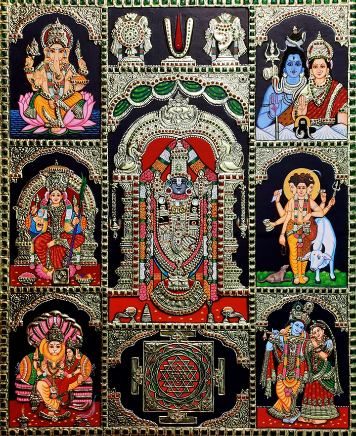 Tanjore Painting by Sanjay Tandekar Thumbnail