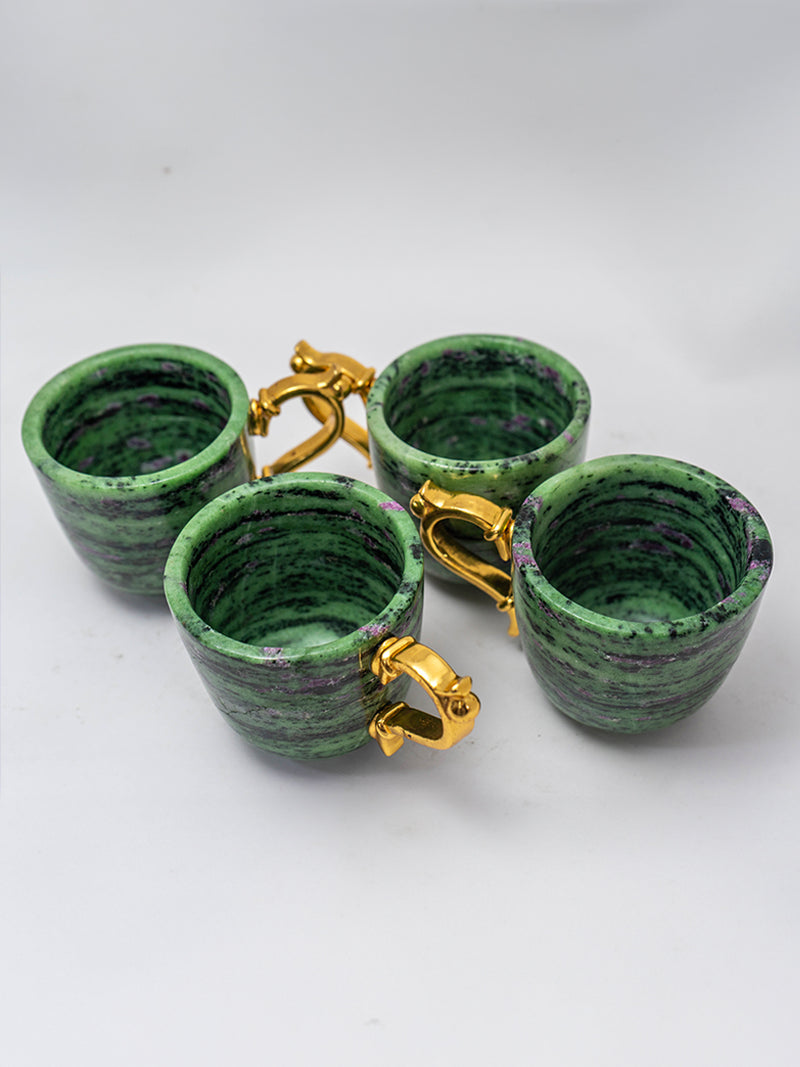 Ruby Zoisite Gemstone Carving, A Celebration of Serenity by Prithvi Kumawat