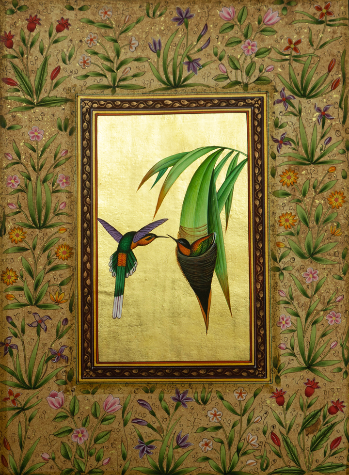 Tender Moments in Mughal Miniature by Mohan Prajapati Thumbnail