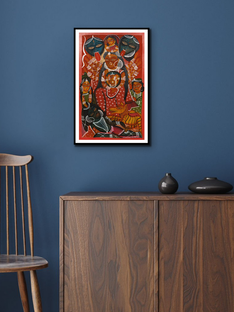 Buy The Avatars of Parvati in Bengal Pattachitra by Swarna Chitrakar