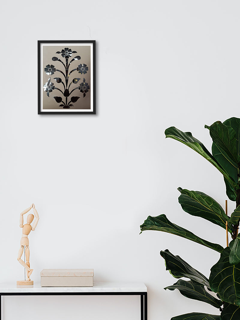The Dance of Petals: A Thikri Glasswork of Flower by Happy Kumawat