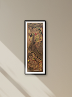 The Demon Slayer in Bengal Pattachitra by Swarna Chitrakar for sale