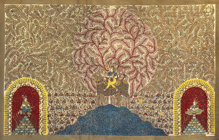 The Divine Presence Of Meldi Ma Mata Ni Pachedi By Sanjay Chitara For Home Decor Thumbnail
