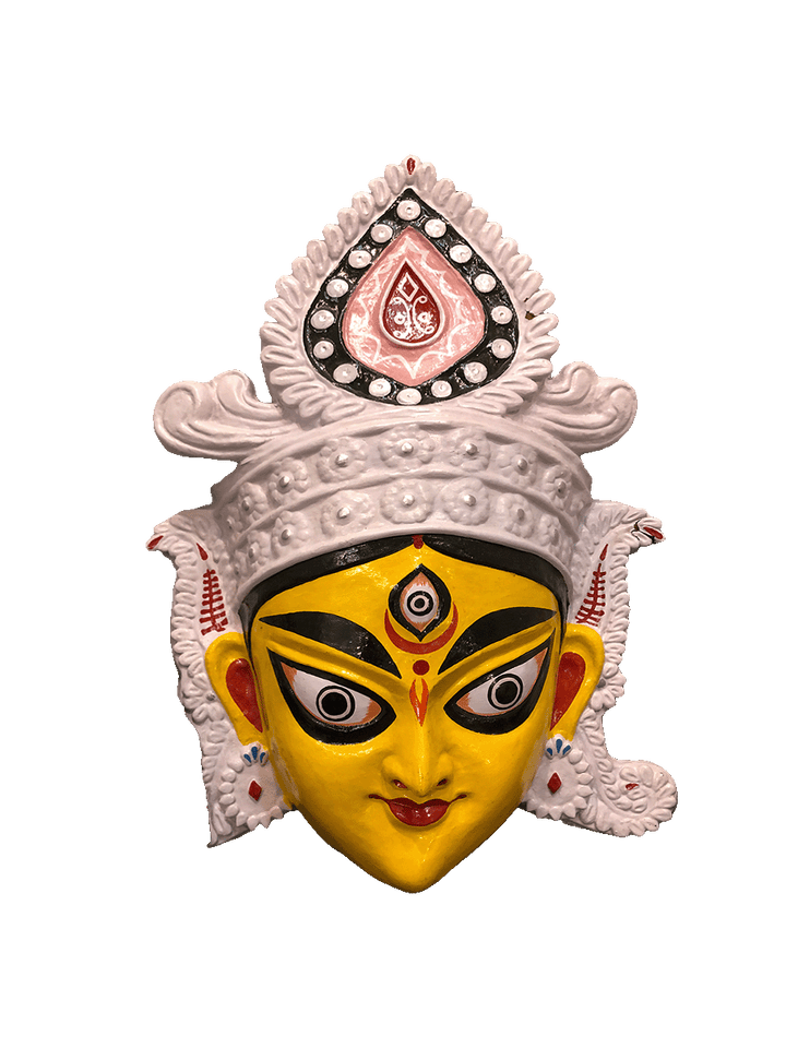 The Fiery Grace of Goddess Durga: Chhau Mask by Dharmendra Sutradhar Thumbnail