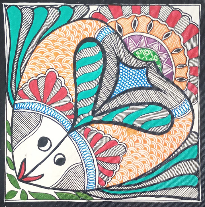 The Fish in Madhubani by Priti Karn Thumbnail